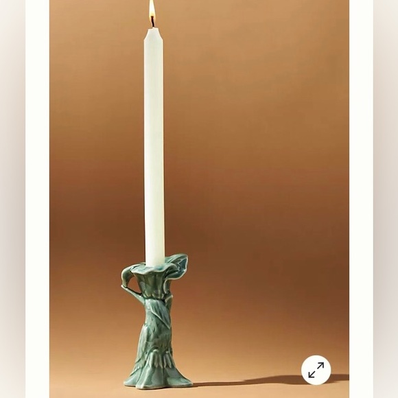 Anthropologie Tropical Bird Candlestick Holder New In Box - Picture 5 of 10